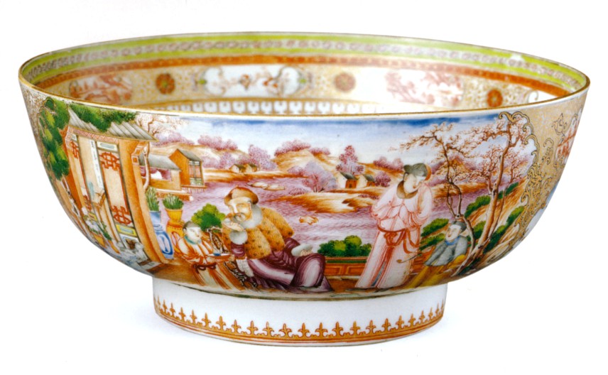 Qianlong period, Canton Color Figure Bowl