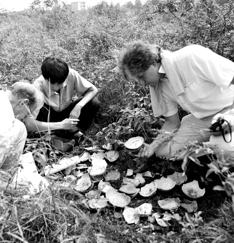 Jarl Vansvik and Jan-Erik Nilsson in Jingdezhen, 1992.