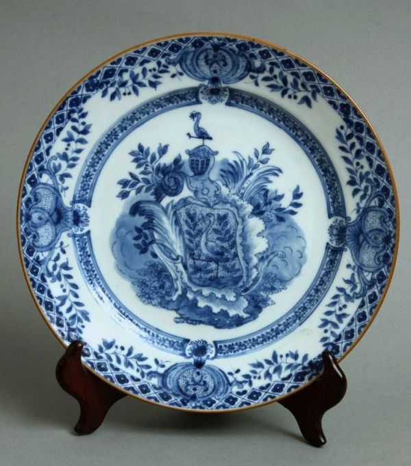 Grill family armorial porcelain