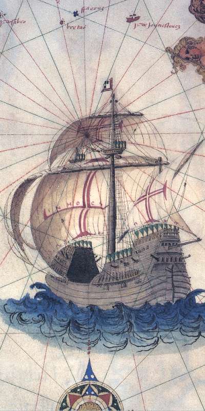 GLOSSARY: The Portuguese carrack São Tiago , attacked 14 March 1602