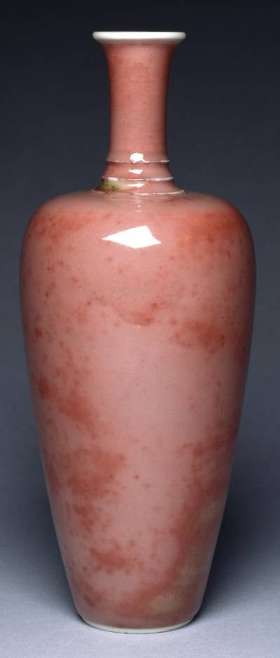 The Morgan Peach Bloom vase 1886 sale