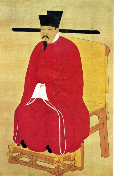 Emperor Shenzong of Song wearing Song official headwear