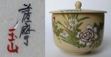 Marks satsuma pottery Modern Japanese
